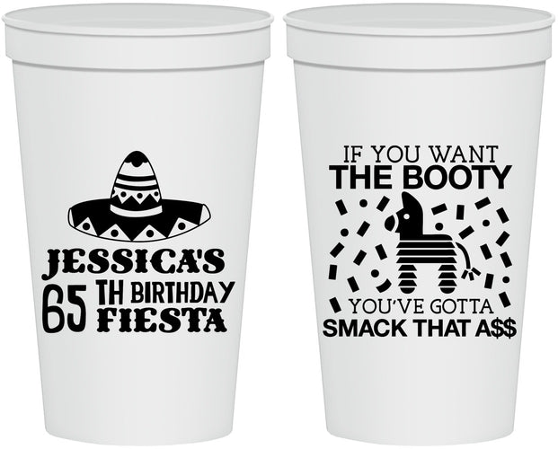 Personalized Birthday 22 oz Stadium Cups - 65th Mexico | 20108