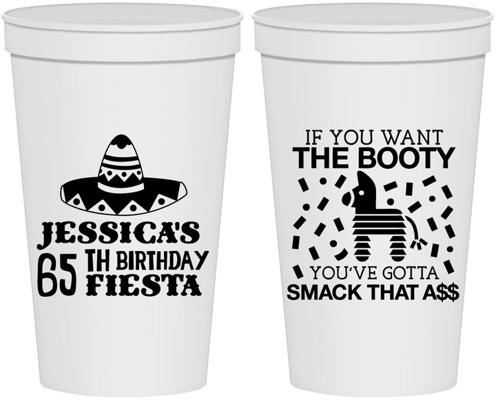 Personalized Birthday 22 oz Stadium Cups - 65th Mexico | 20108