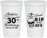 Personalized Birthday 22 oz Stadium Cups - 30th Rip 20 | 20140