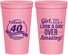 Personalized Birthday 22 oz Stadium Cups - 40th | 20153