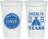 Personalized Birthday 22 oz Stadium Cups - Cheers To 25 Years | 20164