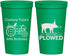 Personalized Birthday 22 oz Stadium Cups - 30th Get Plowed | 20166