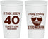 Personalized Birthday 22 oz Stadium Cups - 40th Stud Muffin | 20183