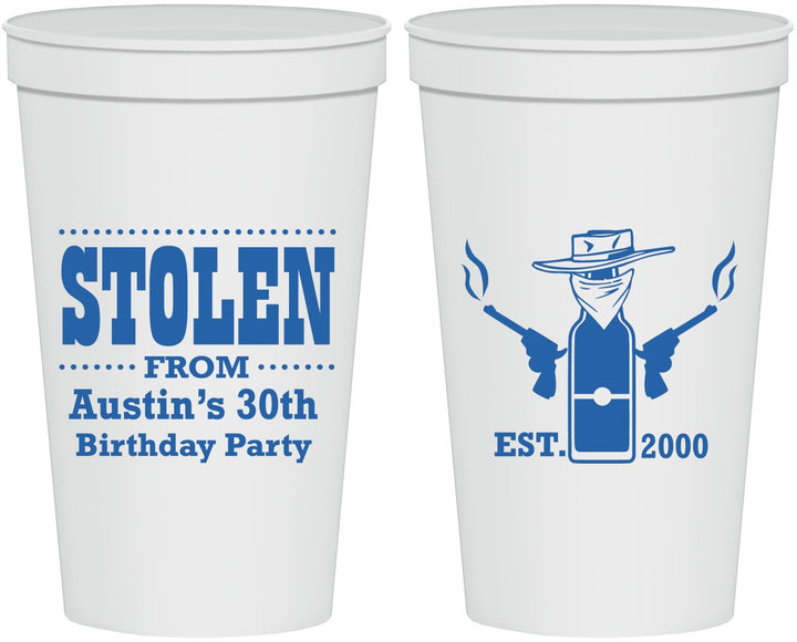 Personalized Birthday 22 oz Stadium Cups - 30th | 20194