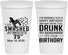 Personalized Birthday 22 oz Stadium Cups - 75th | 20195