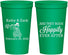 Personalized Wedding 22 oz Stadium Cups - Happily Ever After Tractor | 202