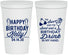 Personalized Birthday 22 oz Stadium Cups - Sun Sand Drink Hand | 20202