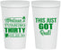 Personalized Birthday 22 oz Stadium Cups - 30th | 20213