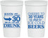 Personalized Birthday 22 oz Stadium Cups - Cheers To 30 Years | 20219