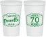 Personalized Birthday 22 oz Stadium Cups - Cheers To 70 Years | 20227