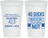 Personalized Birthday 22 oz Stadium Cups - 40th | 20247