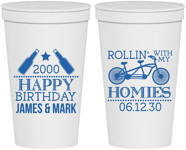Personalized Birthday 22 oz Stadium Cups - 30th | 20259