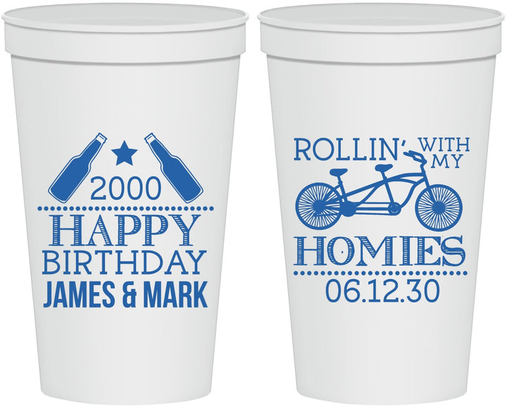 Personalized Birthday 22 oz Stadium Cups - 30th | 20259
