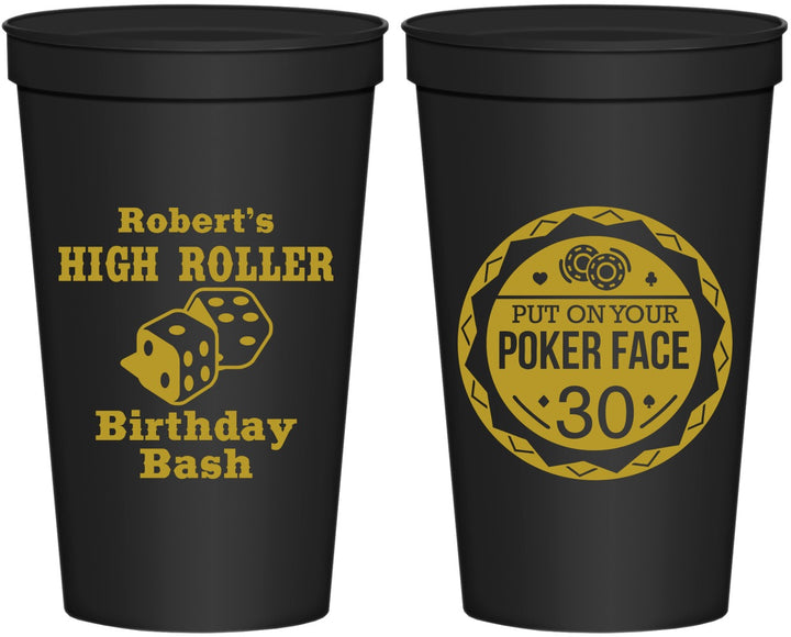Personalized Birthday 22 oz Stadium Cups - 30th Las Vegas | 20262