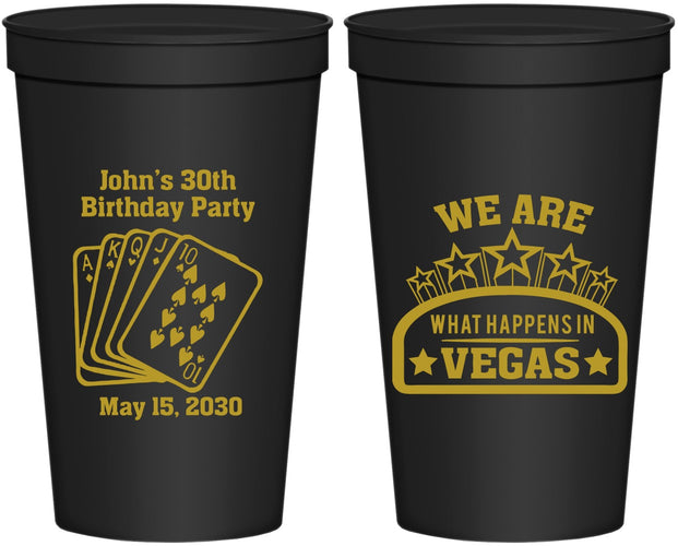 Personalized Birthday 22 oz Stadium Cups - 20th Las Vegas | 20263