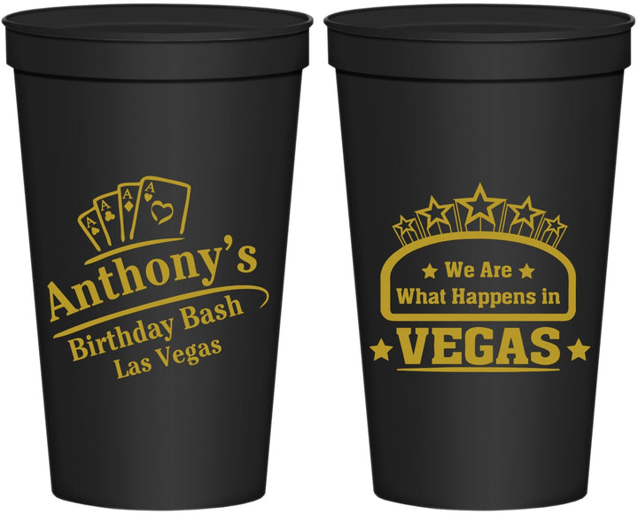 Personalized Birthday 22 oz Stadium Cups - Las Vegas | 20264