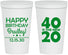Personalized Birthday 22 oz Stadium Cups - 40 Is The New 20 | 20269