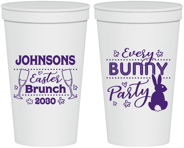 Personalized Easter 22 oz Stadium Cups - Every Bunny Party | 210016