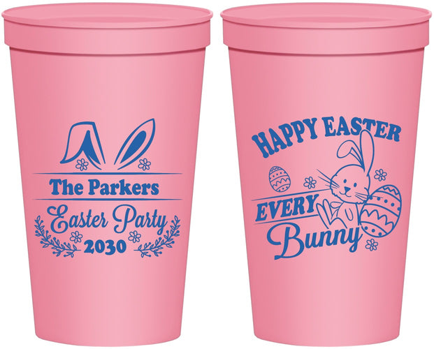 Personalized Easter 22 oz Stadium Cups - Bunny Eggs | 210019