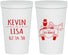 Personalized Wedding 22 oz Stadium Cups - Just Married | 212