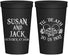 Personalized Wedding 22 oz Stadium Cups - Til Death Do Us Part | 213