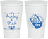 Personalized Wedding 22 oz Stadium Cups - The Hunt Is Over Mason Jar | 218