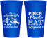 Personalized 4th Of July 22 oz Stadium Cups - Pink Peel Crawfish | 220015