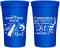 Personalized 4th Of July 22 oz Stadium Cups - Beach Red White Blue | 220019
