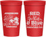 Personalized 4th Of July 22 oz Stadium Cups - Beach Fireworks | 220022