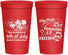 Personalized 4th Of July 22 oz Stadium Cups - Fireworks Beach | 220026