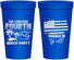 Personalized 4th Of July 22 oz Stadium Cups - Beach Merica Yall | 220027