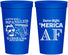 Personalized 4th Of July 22 oz Stadium Cups - Merica Af | 220031