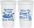 Personalized 4th Of July 22 oz Stadium Cups - Boat River | 220033