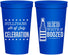 Personalized 4th Of July 22 oz Stadium Cups - Red White Booze | 220043