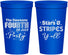 Personalized 4th Of July 22 oz Stadium Cups - Stars Stripes | 220047