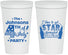 Personalized 4th Of July 22 oz Stadium Cups - Star Spangled Hammered | 220049