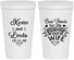 Personalized Wedding 22 oz Stadium Cups - Best Friends | 221