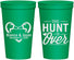 Personalized Wedding 22 oz Stadium Cups - The Hunt Is Over Duck | 227