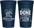 Personalized Wedding 22 oz Stadium Cups - Vows Are Done Cruise | 229