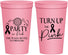 Personalized Awareness 22 oz Stadium Cups - Party In Pink | 230002