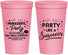 Personalized Awareness 22 oz Stadium Cups - Party Like A Survivor | 230003