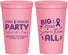 Personalized Awareness 22 oz Stadium Cups - Pink Ribbon | 230004