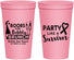 Personalized Awareness 22 oz Stadium Cups - Party Like A Survivor | 230006