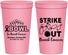 Personalized Awareness 22 oz Stadium Cups - Bowling Strike Out | 230015