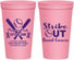 Personalized Awareness 22 oz Stadium Cups - Baseball Strick Out | 230016