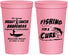 Personalized Awareness 22 oz Stadium Cups - Fishing For A Cure | 230018