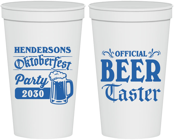 Personalized Oktoberfest 22 oz Stadium Cups - Beer Taster | 240000
