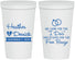 Personalized Wedding 22 oz Stadium Cups - I Do Free Booze | 243