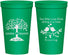 Personalized Wedding 22 oz Stadium Cups - Two Little Love Birds | 249