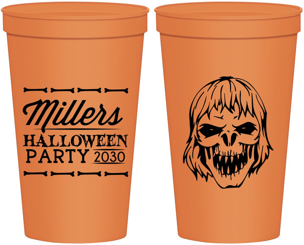 Personalized Halloween 22 oz Stadium Cups - Monster Zombie | 250024